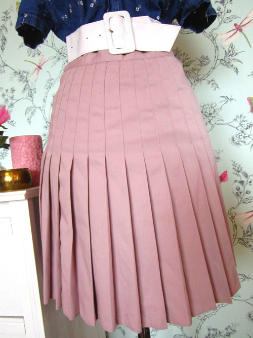 Sukně powder pink plisé — foto 3