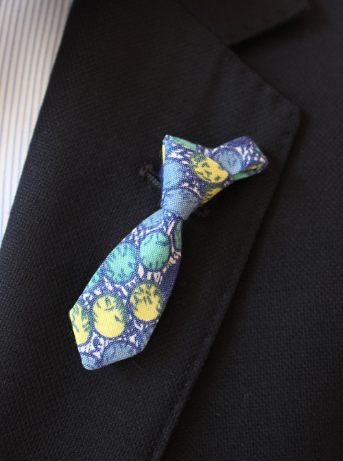 Ozdoba do klopy saka mini tie + kapesníček — foto 2