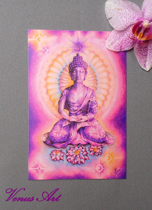 Magnetka - BUDDHA 10x15 cm — foto 3