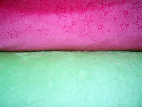 Minky Embossed Star Cuddle LIME — foto 2