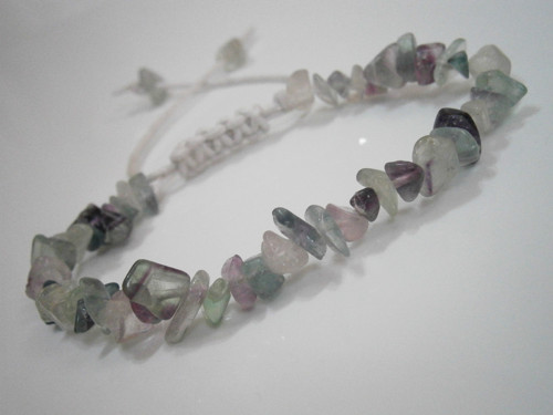 "Fluorit" - minerálový náramek (Unisex) — foto 3