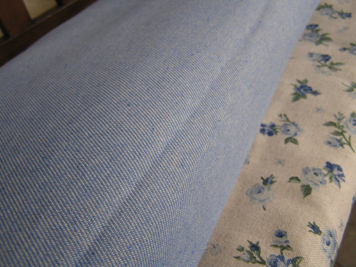 Metráž,jeans potahovka — foto 2