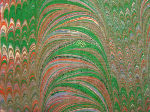 EBRU na plátně - 3 řady — foto 2
