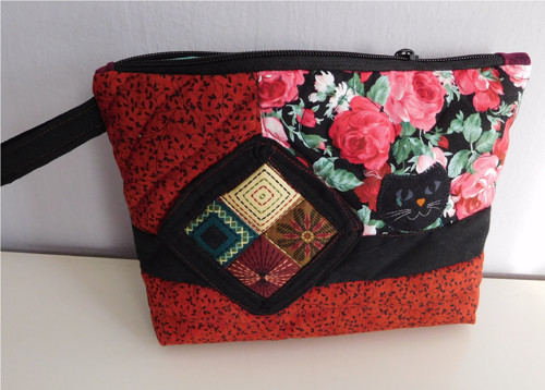 Crazy patchwork - taštička — foto 2