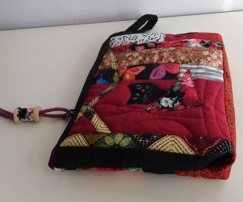 Crazy patchwork - taštička — foto 3