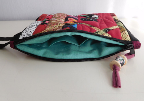Crazy patchwork - taštička — foto 4