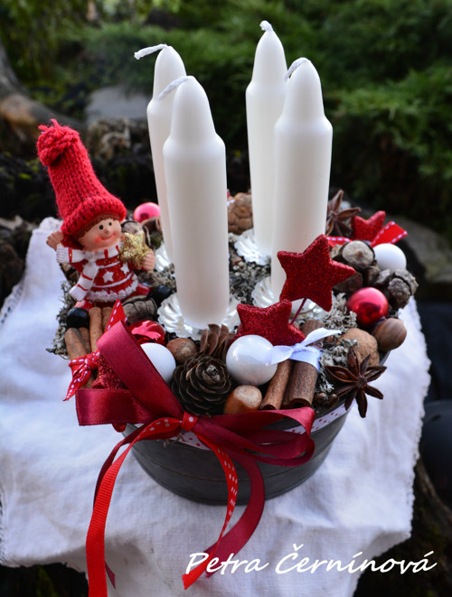 Adventní svícen...na malý stůl — foto 2