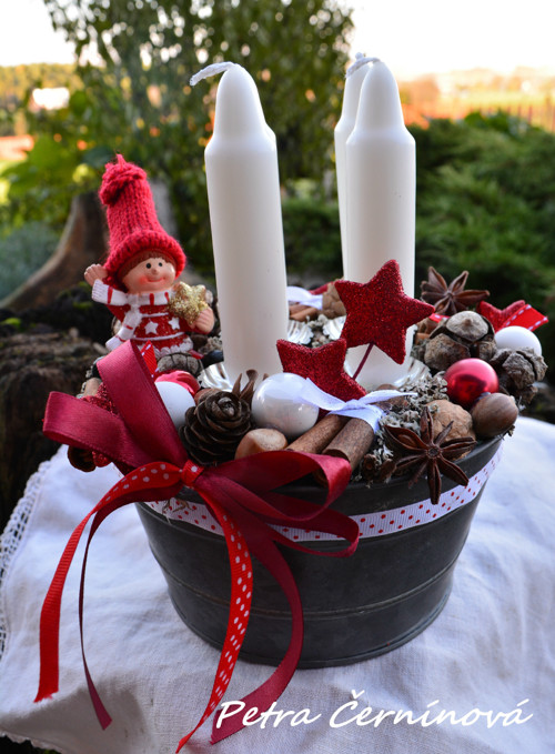 Adventní svícen...na malý stůl — foto 3