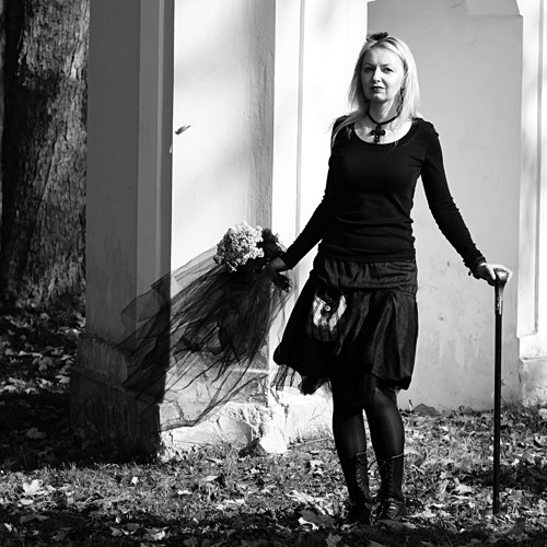 Dušičková...balonová sukně vel S/M — foto 3