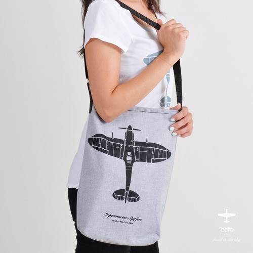 Supermarine spitfire gray women / tričko — foto 4