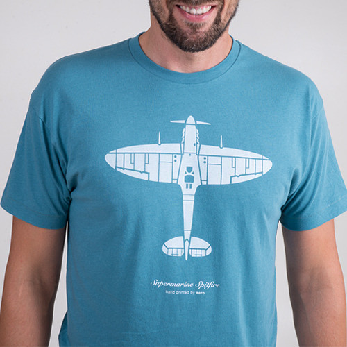 Supermarine spitfire blue steel / tričko — foto 3
