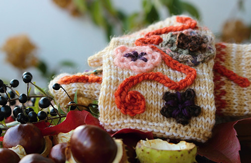 Rukavičky bez prstíků "Free Mind - Pure Wool" — foto 2