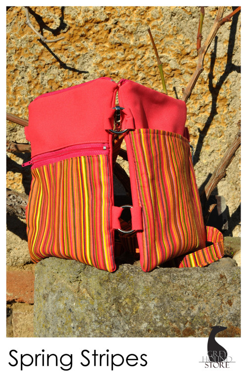 SPRING STRIPES | obojek + taška + vodítko — foto 3