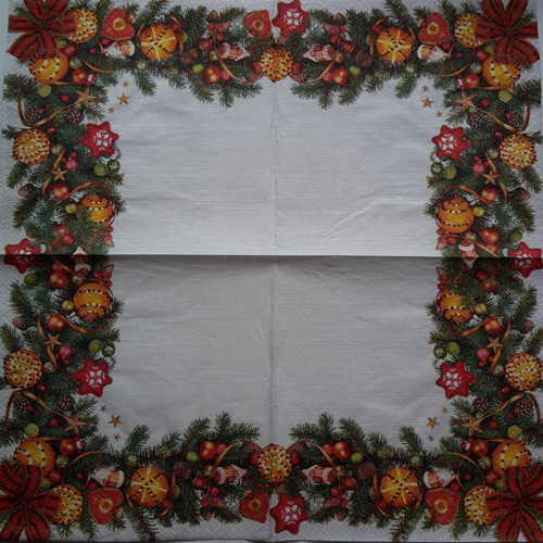 Ubrousek - vánoční 33x33cm — foto 2