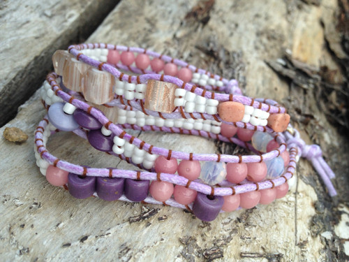 Macramé wrap náramek I. — foto 2