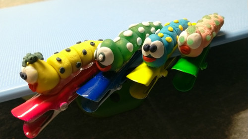 Sponky do vlasů - Housenky — foto 6