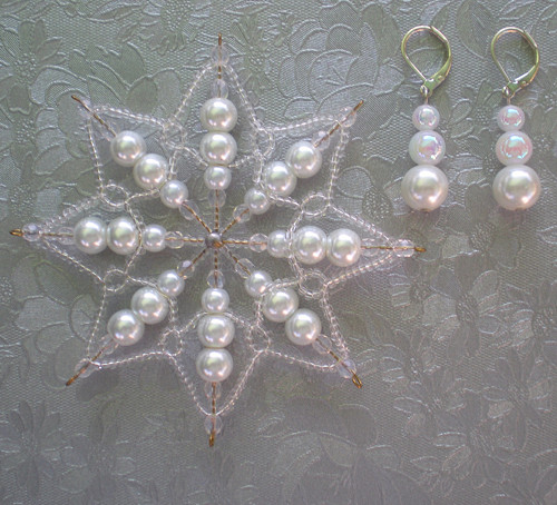 Snow star (hvězda + náušnice) — foto 5