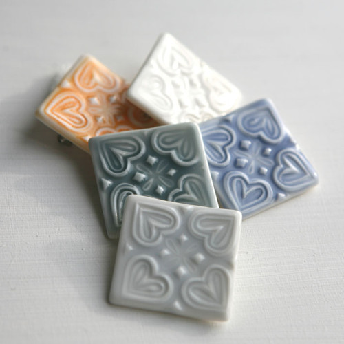 Alba Smoky (porcelánová brož) — foto 3