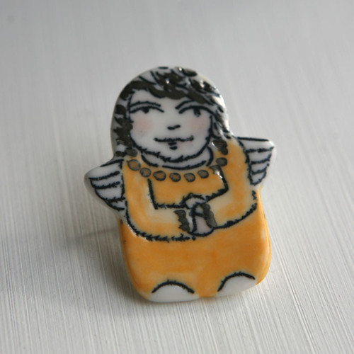 Anděl (porcelán.brož) — foto 2