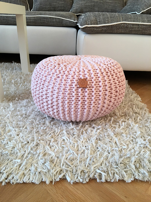 Sedací puffík starorůžový — foto 2