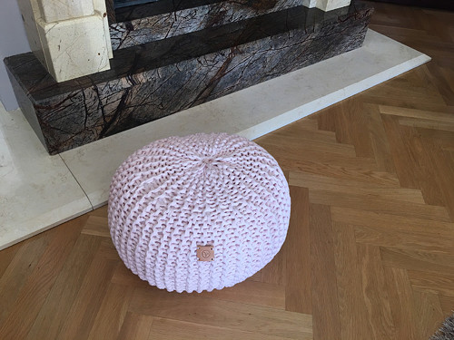 Sedací puffík starorůžový — foto 5