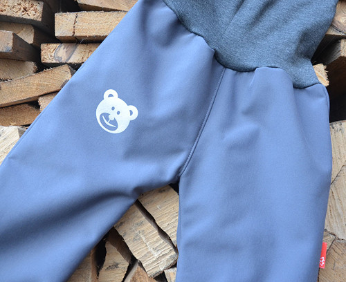 Softshell kalhoty BATOLE Šedé 74-86 (zateplené) — foto 5