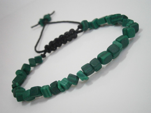 "Malachit" - minerálový náramek (Unisex) — foto 3