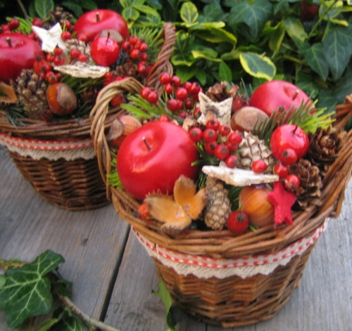 Adventní košíček s jablíčky — foto 5