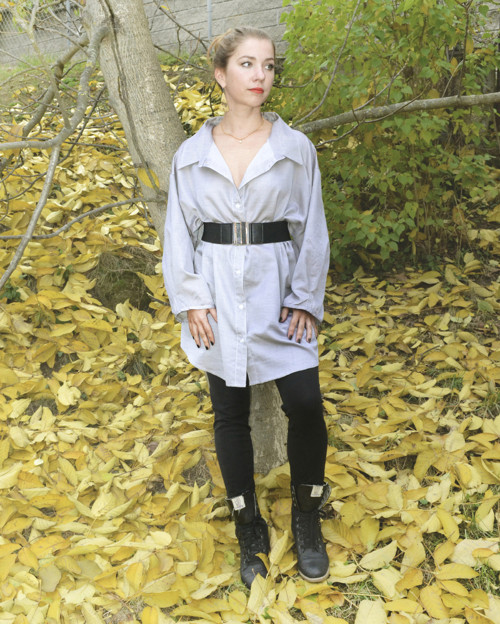 Stylová maxikošile — foto 3