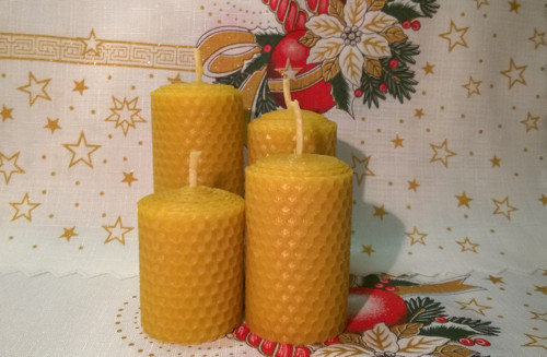 Adventní svíčky ze včelího vosku — foto 3