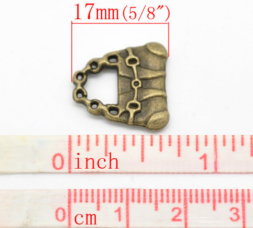 Kabelka 2D/ ant.bronz/ 17x17mm — foto 3