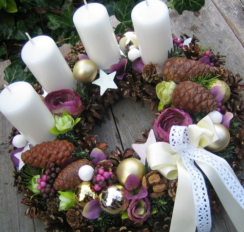 Adventní věnec na stůl — foto 4