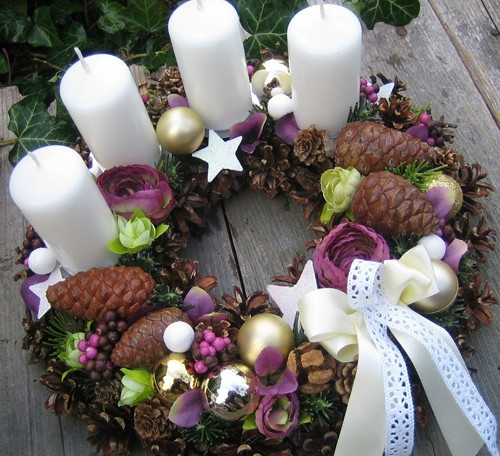 Adventní věnec na stůl — foto 5
