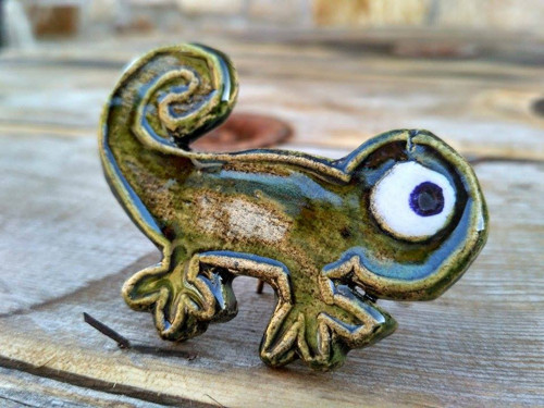 Brož chameleon č.1 — foto 4
