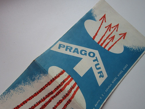 Turistická mapa Prahy z r. 1968 — foto 4