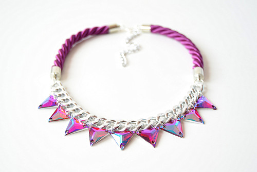 Náhrdelník PURPLE TRIANGLE — foto 2