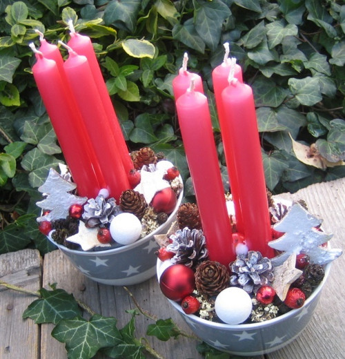 Adventní svícny s hvězdičkami — foto 2