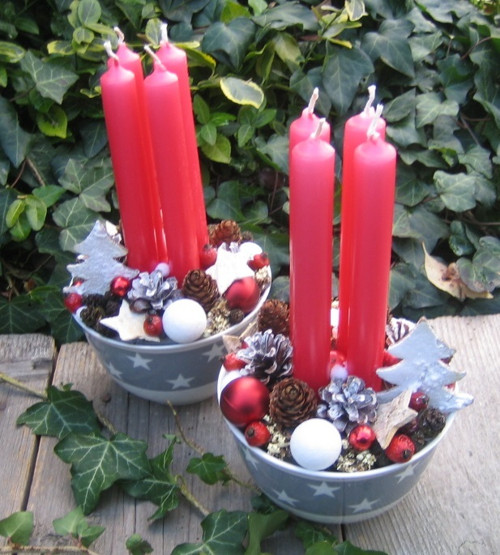 Adventní svícny s hvězdičkami — foto 3