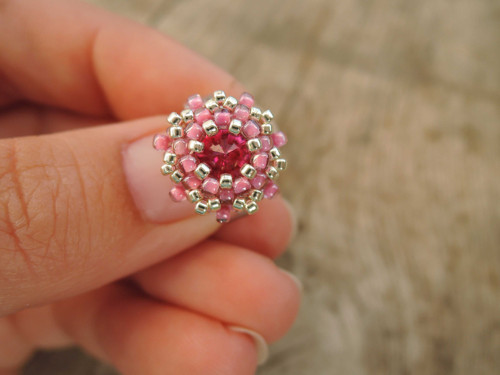 Swarovski prstýnek "Fuchsia"- dětský! — foto 3