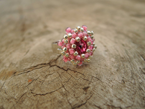 Swarovski prstýnek "Fuchsia"- dětský! — foto 4