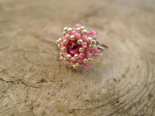 Swarovski prstýnek "Fuchsia"- dětský! — foto 5