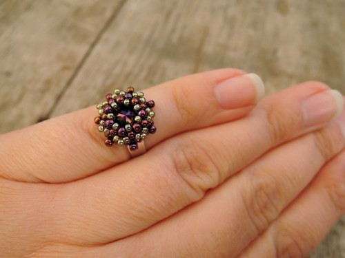 Swarovski prstýnek "Rainbow dark"- dětský! — foto 2