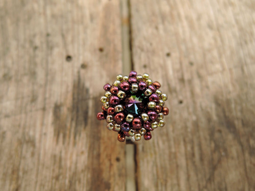 Swarovski prstýnek "Rainbow dark"- dětský! — foto 5