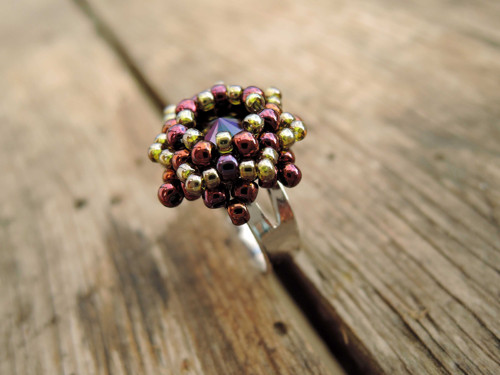 Swarovski prstýnek "Rainbow dark"- dětský! — foto 6