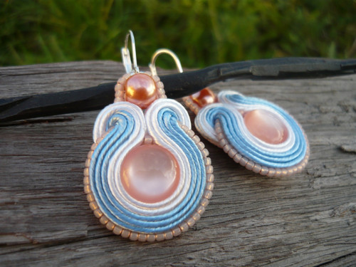 Soutache Náušnice Sweet Heaven — foto 2