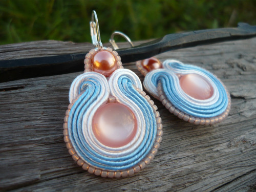 Soutache Náušnice Sweet Heaven — foto 3