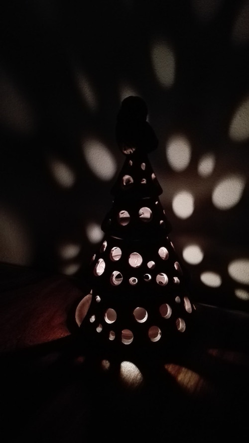 Adventní dekorace svítící stromeček — foto 2