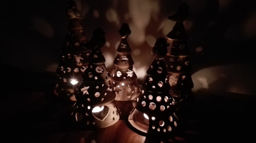 Adventní dekorace svítící stromeček — foto 3
