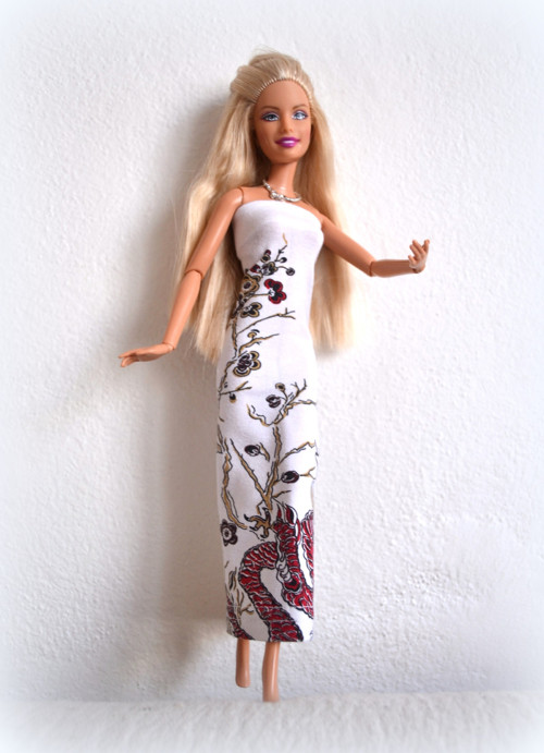 Elegantní dlouhé bílé — foto 3