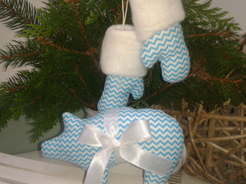 Vánoční prasátko 16cm — foto 3